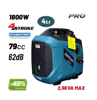 BORMANN - BGB2005 ΓΕΝΝΗΤΡΙΑ ΒΕΝΖΙΝΗΣ INVERTER 1800W 3kVA 76cc 62dB (082088)