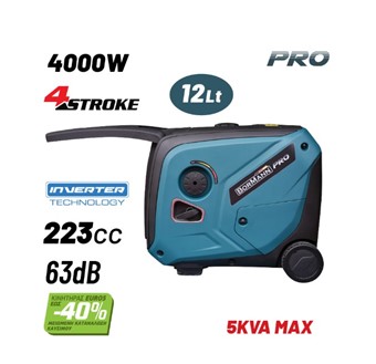 BORMANN - BGB2040 ΓΕΝΝΗΤΡΙΑ ΒΕΝΖΙΝΗΣ INVERTER 3500W 223cc 63dB ΧΕΙΡΟΜΙΖΑ EURO 5 (082095)