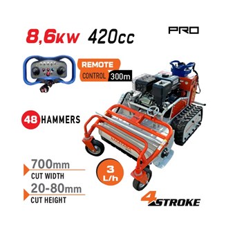 NAKAYAMA - PB9700 ΚΑΤΑΣΤΡΟΦΕΑΣ ΤΗΛΕΚΑΤΕΥΘΥΝΟΜΕΝΟΣ ΒΕΝΖΙΝΟΚΙΝΗΤΟΣ 8.6Kw ΜΕ 48 ΣΦΥΡΙΑ & ΕΡΠΥΣΤΡΙΕΣ (079859)