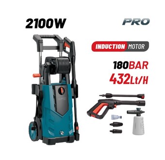 BORMANN - BPW4510 ΠΛΥΣΤΙΚΟ ΥΨΗΛΗΣ ΠΙΕΣΗΣ 2100W 180bar 432L/h Turbo ΜΠΕΚ ΑΝΕΜΗ (083009)