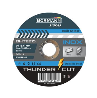 BORMANN - BHT2215 ΔΙΣΚΟΣ ΚΟΠΗΣ ΙΝΟΧ EXTRΕΜΕ Φ115x1mm (054481)