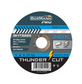 BORMANN Pro BHT2225 ΔΙΣΚΟΣ ΚΟΠΗΣ ΙΝΟΧ EXTRΕΜΕ Φ125x1mm (054498)